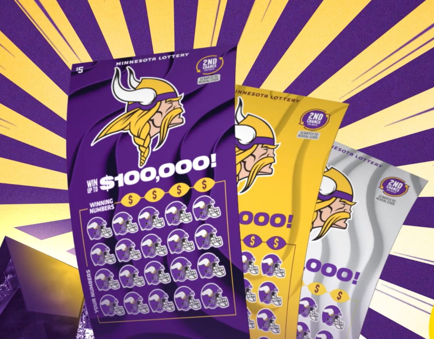 MNL Vikings — Minnesota Lottery × Minnesota Vikings, Integrated Campaign by David Gordet